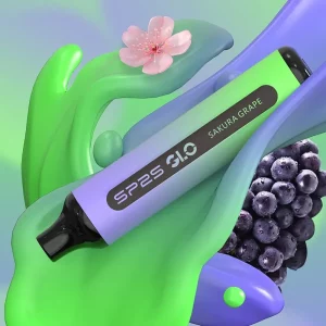 一次性電子煙 SP2S GLO 7000口｜600mAh｜3%濃度｜雙芯霧化-櫻花葡萄口味