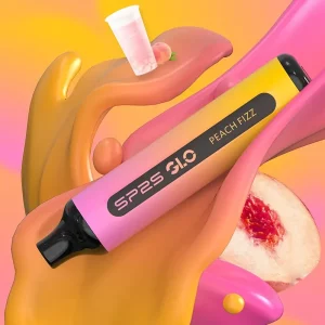 一次性電子煙 SP2S GLO 7000口｜600mAh｜3%濃度｜雙芯霧化-蜜桃氣泡口味